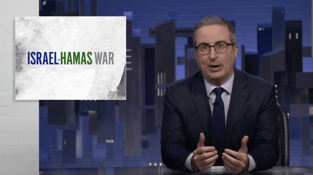 Israel Hamas by John Oliver